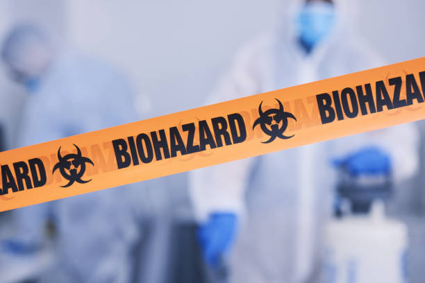 Professional Blood Cleanup technician working in Brinklow, MD